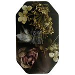 Шкатулка из эпоксидной смолы с цветами черная Epoxy Resin Box Black варинант исполнения - 1 | Loft Concept в Москве