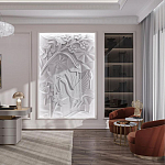 Барельеф ORCHIDS варинант исполнения - 1 | Loft Concept в Москве