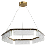 Светодиодная люстра с рельефным стеклом ICE GLASS 70 варинант исполнения - 2 | Loft Concept в Москве