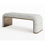 Банкетка Forli с элегантными латунными вставками  варинант исполнения - 1 | Loft Concept в Москве