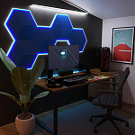 Гипсовая 3D панель с принтографией PM-52 варинант исполнения - 1 | Loft Concept в Москве