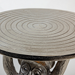 Столик с подстольем в виде обезьянки Bombay Nickel варинант исполнения - 3 | Loft Concept в Москве