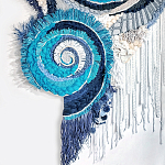 Текстильный Арт-объект ручной работы Galaxy варинант исполнения - 1 | Loft Concept в Москве