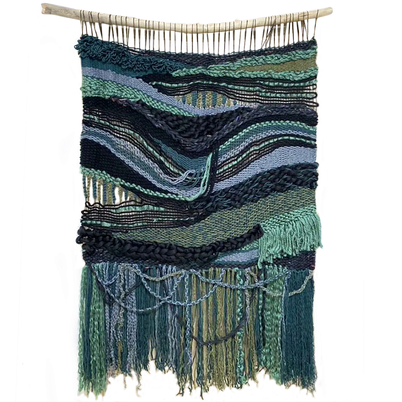  Дизайнерский Гобелен Волшебный Лес  Magic Forest II Зеленый в Москве | Loft Concept 