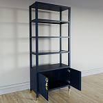 Стеллаж со стеклянными полками Elsa Dreams Blue варинант исполнения - 3 | Loft Concept в Москве