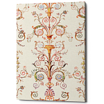 Постер на холсте с изображением ангела и растительных орнаментов Raffael Angel Poster варинант исполнения - 2 | Loft Concept в Москве