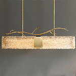 Люстра прямоугольная из фактурного стекла Chandelier Beam варинант исполнения - 5 | Loft Concept в Москве