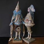 Авторская коллекционная интерьерная кукла Пьеро				 варинант исполнения - 2 | Loft Concept в Москве