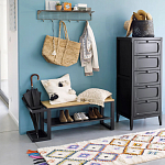 Комод узкий с 5-ю ящиками серый Silva Grey Chest of Drawers варинант исполнения - 6 | Loft Concept в Москве