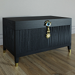 Большой дизайнерский Сундук Elsa Dreams Black варинант исполнения - 4 | Loft Concept в Москве