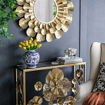 Ваза округлой формы с бело-синим цветочным орнаментом Blue & White Ornament  варинант исполнения - 4 | Loft Concept в Москве