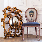 Зеркало настенное с рамой цвета античная бронза Classic Ornament Mirror варинант исполнения - 3 | Loft Concept в Москве