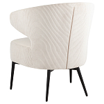 Современное мягкое кресло на металлических ножках Rakush Milk варинант исполнения - 4 | Loft Concept в Москве