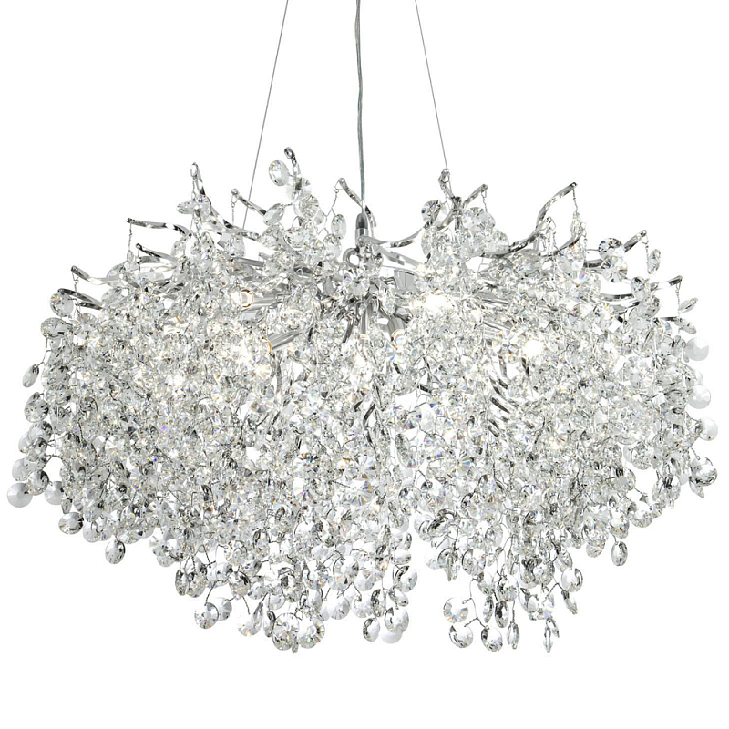        Fairytree Light Silver Chandelier 14      | Loft Concept 