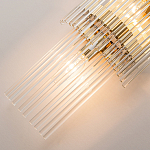 Бра с золотистым основанием и прозрачными трубками Nembus варинант исполнения - 4 | Loft Concept в Москве