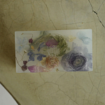 Шкатулка из эпоксидной смолы с цветами белая Epoxy Resin Rectangular Box White варинант исполнения - 6 | Loft Concept в Москве