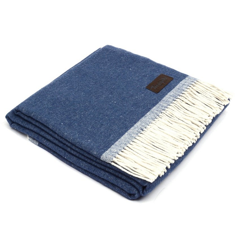 Плед SARA 4000 Marzotto Синий в Москве | Loft Concept 