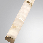 Подвесной светильник с плафоном в форме цилиндра из алебастра Cryptocrystalline Stone варинант исполнения - 5 | Loft Concept в Москве