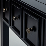Черная тумба с выдвижным ящиком Monica варинант исполнения - 3 | Loft Concept в Москве