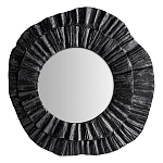 Зеркало в фактурной черной раме в современном стиле Black Maelstrom варинант исполнения - 1 | Loft Concept в Москве