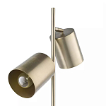 Настольная лампа золотистая на белом мраморном основании Streams of Light варинант исполнения - 4 | Loft Concept в Москве