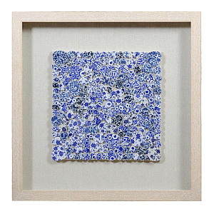Панно Blue and White Mosaic square