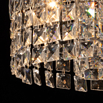 Потолочный светильник круглый с прозрачными подвесками Lunet варинант исполнения - 16 | Loft Concept в Москве