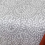 Постельное белье серого цвета с рисунком 200х220 см Blossom Essence варинант исполнения - 4 | Loft Concept в Москве