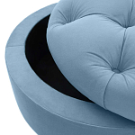 Круглый пуф на ножках Cheryl Pouf Light варинант исполнения - 2 | Loft Concept в Москве