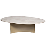 Стол журнальный овальный с контрастным основанием Subsequence варинант исполнения - 2 | Loft Concept в Москве