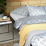 Постельное белье из сатина с рисунком 200х220 см Aurora Allure Sprout варинант исполнения - 4 | Loft Concept в Москве