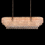 Люстра овальная с каскадом из прозрачного хрусталя Constant Sparks варинант исполнения - 1 | Loft Concept в Москве