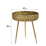 Столик дизайнерский Coth of gold варинант исполнения - 8 | Loft Concept в Москве