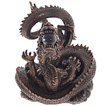 Декоративная статуэтка Дракон Фуцанлун Fuzanglong Dragon Brown Statuette варинант исполнения - 3 | Loft Concept в Москве