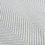 Плед из шерсти мериноса серого цвета 130×180 см Gray Waves варинант исполнения - 3 | Loft Concept в Москве