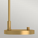 Настольная лампа с конусообразным плафоном и внутренней частью золотого цвета Alora Mood варинант исполнения - 7 | Loft Concept в Москве