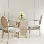 Стол обеденный круглый на зеркальном основании Spectacular Table варинант исполнения - 1 | Loft Concept в Москве