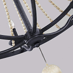 Люстра с 6-ю лампами и кремовыми деревянными бусинами Feiss варинант исполнения - 5 | Loft Concept в Москве