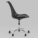 Офисный стул на металлическом основании EGGERY Black варинант исполнения - 2 | Loft Concept в Москве