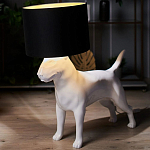 Лампа COLLECTION OF DOGS с абажуром Бультерьер варинант исполнения - 12 | Loft Concept в Москве