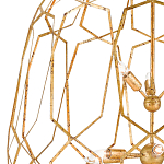 Люстра овальная с переплетенными ромбами Large Scale Artwork варинант исполнения - 1 | Loft Concept в Москве