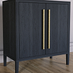 Современный Буфет Primo с 2 дверцами Черный дуб варинант исполнения - 3 | Loft Concept в Москве