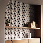 Гипсовая 3D Панель DRAGON SCALE - C варинант исполнения - 1 | Loft Concept в Москве