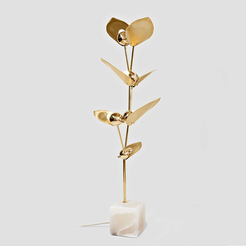  LAVRA Floor Lamp Gold  ̆   | Loft Concept 