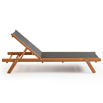 Шезлонг из текстиля и эвкалипта Power of Nature варинант исполнения - 2 | Loft Concept в Москве