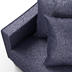 Мебельная ткань Шенилл синий цвет 138 см T4-33 варинант исполнения - 2 | Loft Concept в Москве