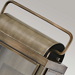 Настенный фонарь прямоугольной формы цвета состаренная латунь с двумя лампами Hinkley варинант исполнения - 4 | Loft Concept в Москве