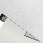 Бра с прямоугольным тканевым абажуром белого цвета Feiss варинант исполнения - 4 | Loft Concept в Москве