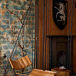 Обои ручная роспись Braganza Standard colourway on dyed paper варинант исполнения - 2 | Loft Concept в Москве