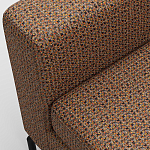 Мебельная ткань Шенилл терракотовый цвет 142 см T4-58 варинант исполнения - 8 | Loft Concept в Москве